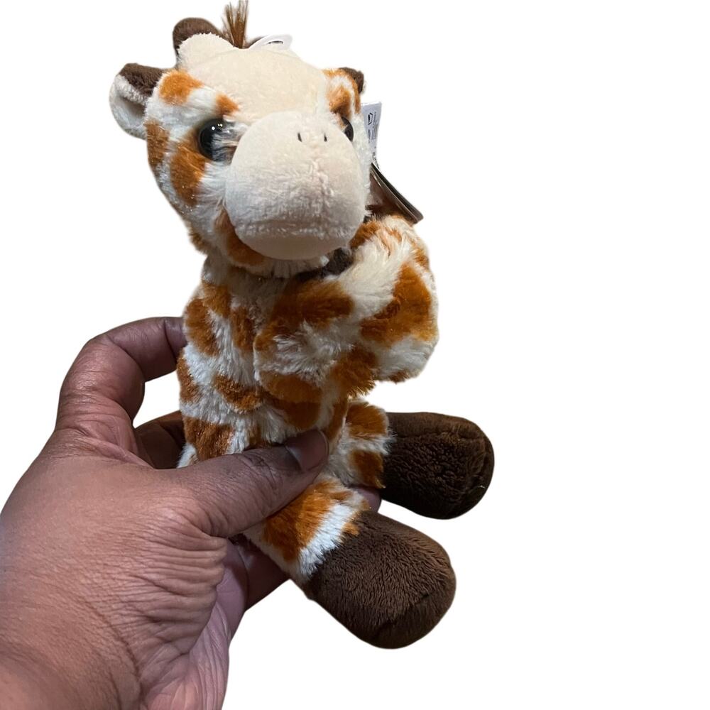 Wild Republic Huggers Wristband Plush‎ Giraffe Brown 6"